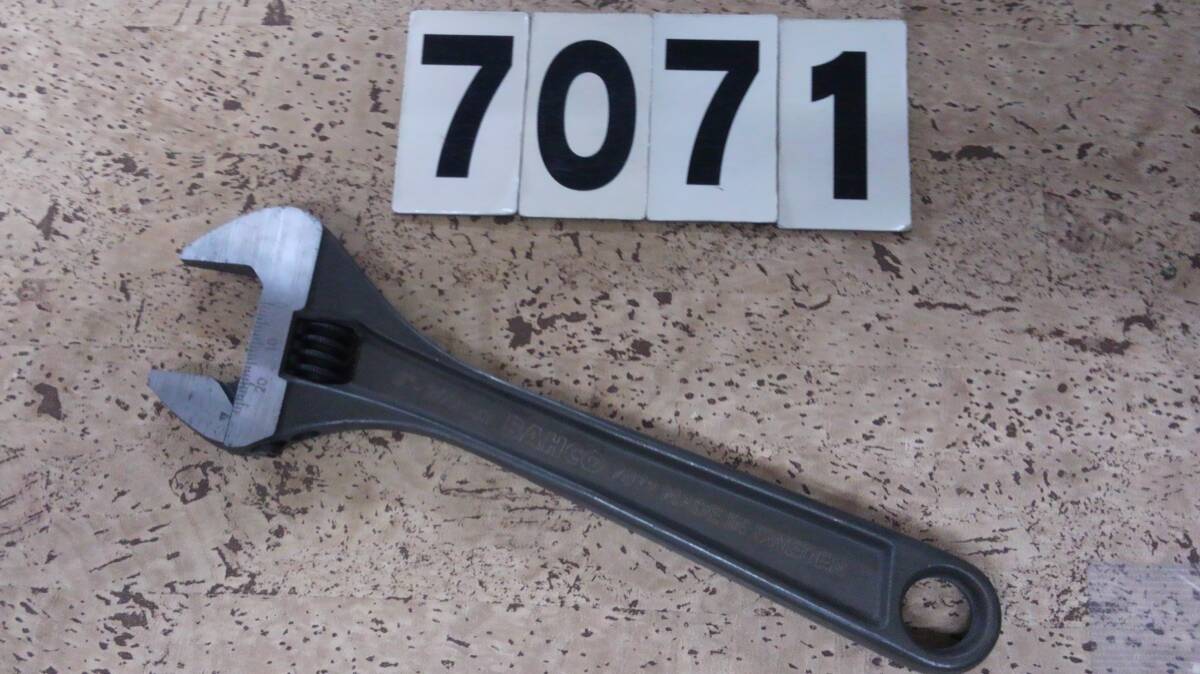 ・<02106> バーコ BAHCO スウェーデン製 7071 200mm アジャスタブルレンチ モンキーレンチ 美品拍卖