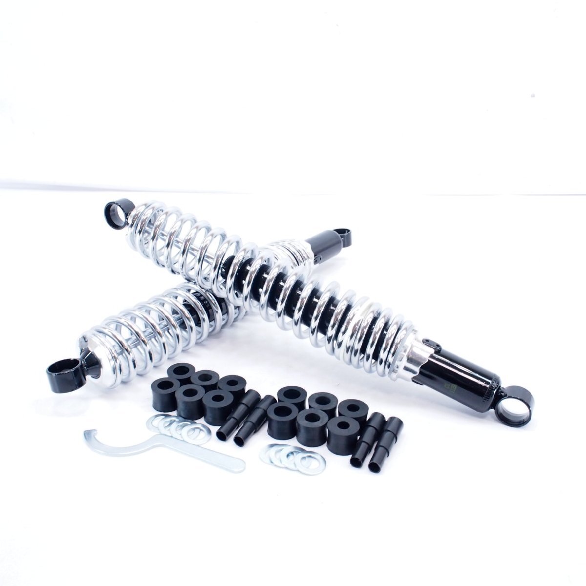 MDI 405mm リアサスペンション左右リアサスXL250S SR400 XS650 GN125 250trエストレアGB250 CB400SS ST250ボルティYB125SP XL230 W650拍卖