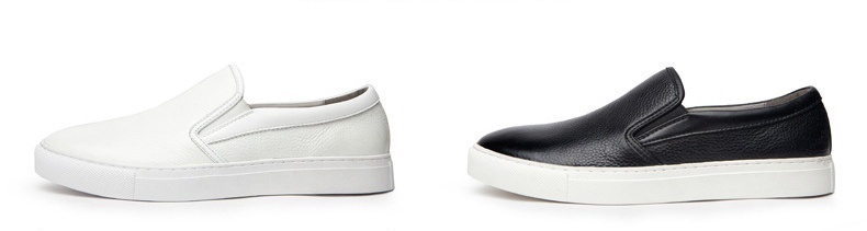 メンズ スニーカー レザーシューズ 牛革 革靴 スリッポン ビジネスシューズ ウォーキングシューズ ドライビングシューズ 黑 24cm~27cm L174拍卖