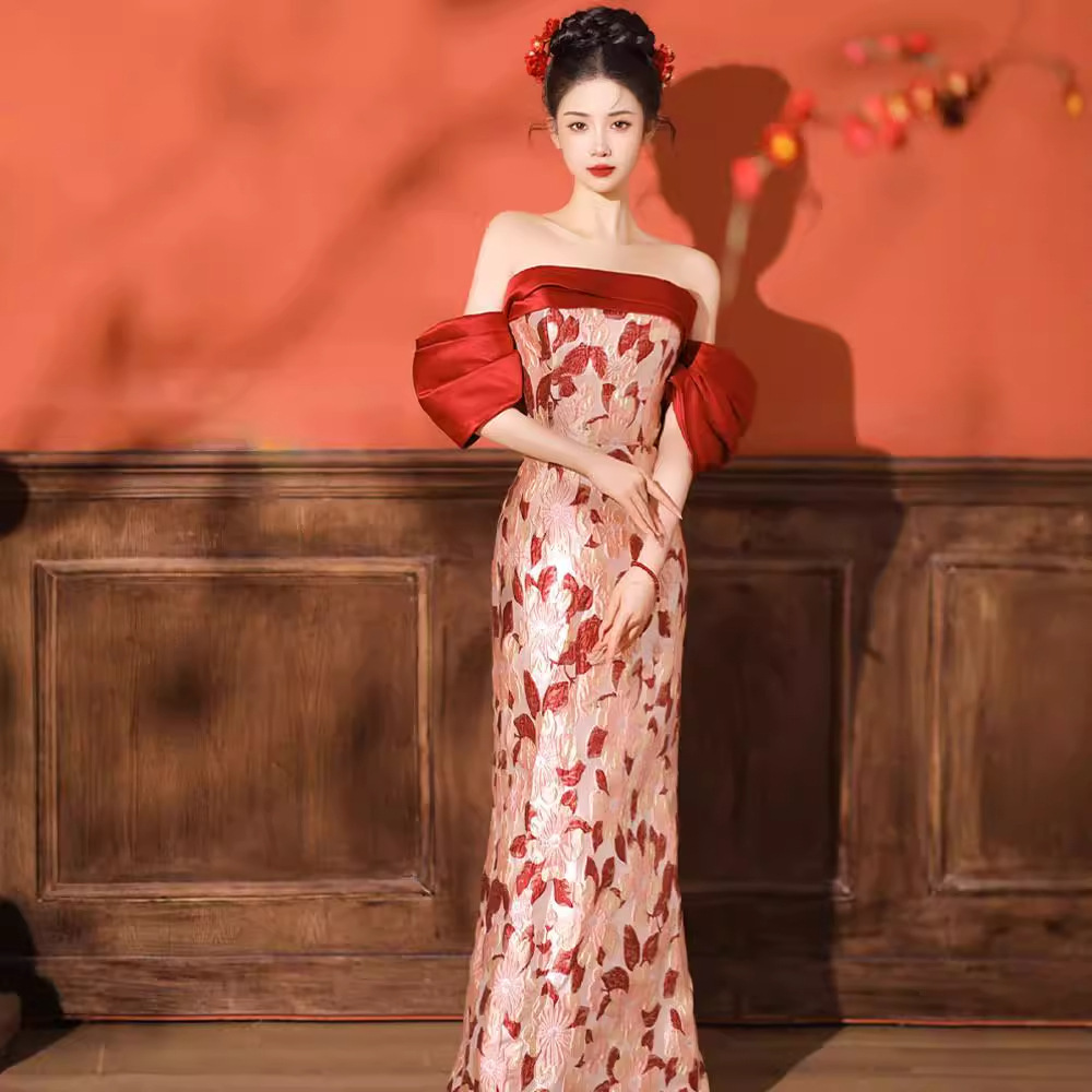 新入荷上質ウエディングドレス カラードレス 結婚式 披露宴 パーティー 演奏会 発表会 ステージ オシャレ拍卖