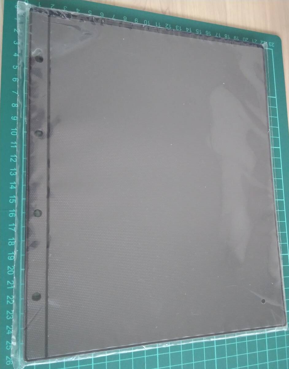 B5型 バインダー用 追加リーフ 1段5袋(50枚) 8ポケット5袋(50枚)の合計100枚 未使用拍卖