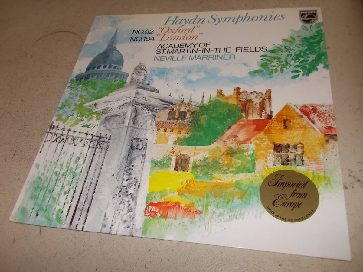 高音質オランダ・オリジナル!マリナー指揮【ハイドン交響曲第92番「オックスフォード」、第104番「ロンドン」】拍卖