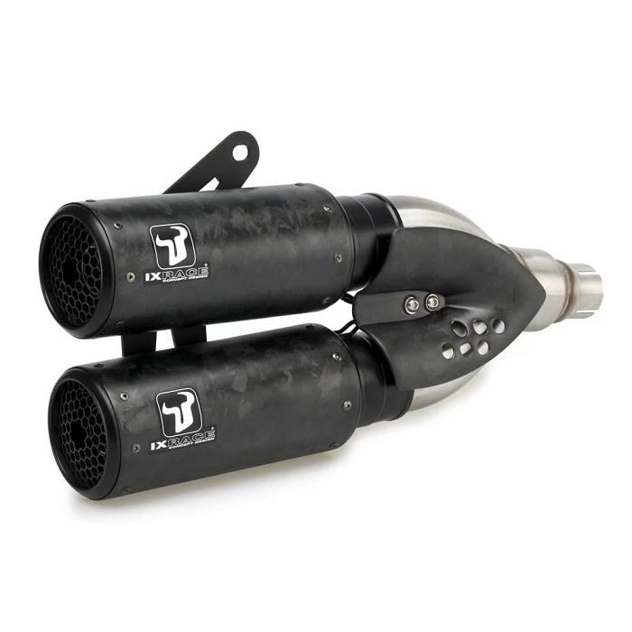 IXRACE(アイエックスレース) CF MOTO 450 SR 2022 フルエキ マフラー DCX2 デュアルラウンド【送料800円】拍卖