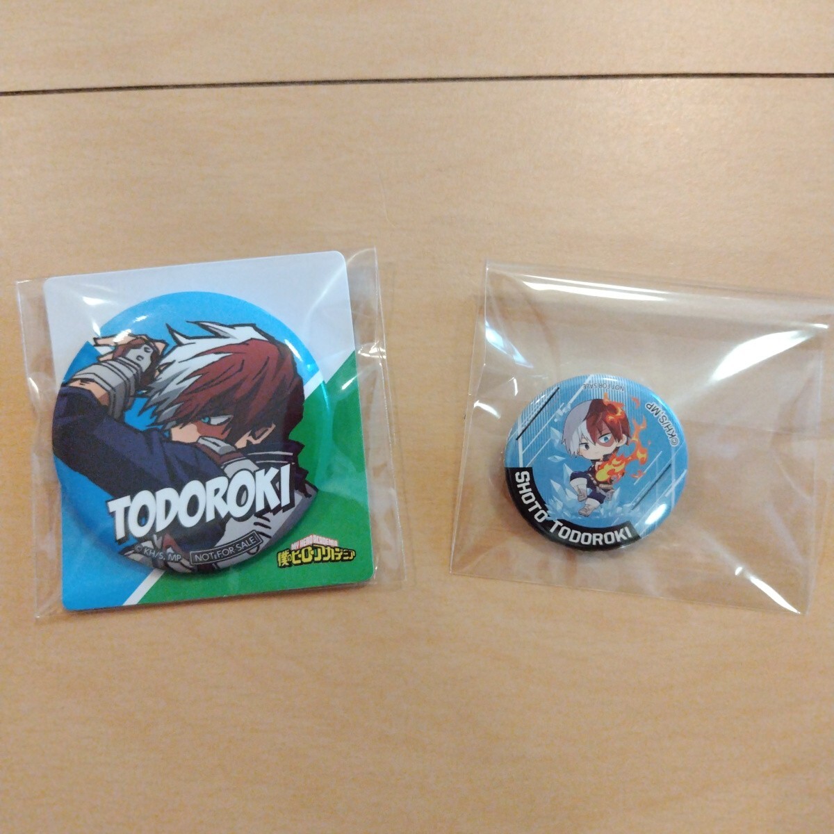 僕のヒーローアカデミア ヒロアカ 缶バッジ 轟焦凍 とどろき 2点セット ミニバッジ バッジ拍卖