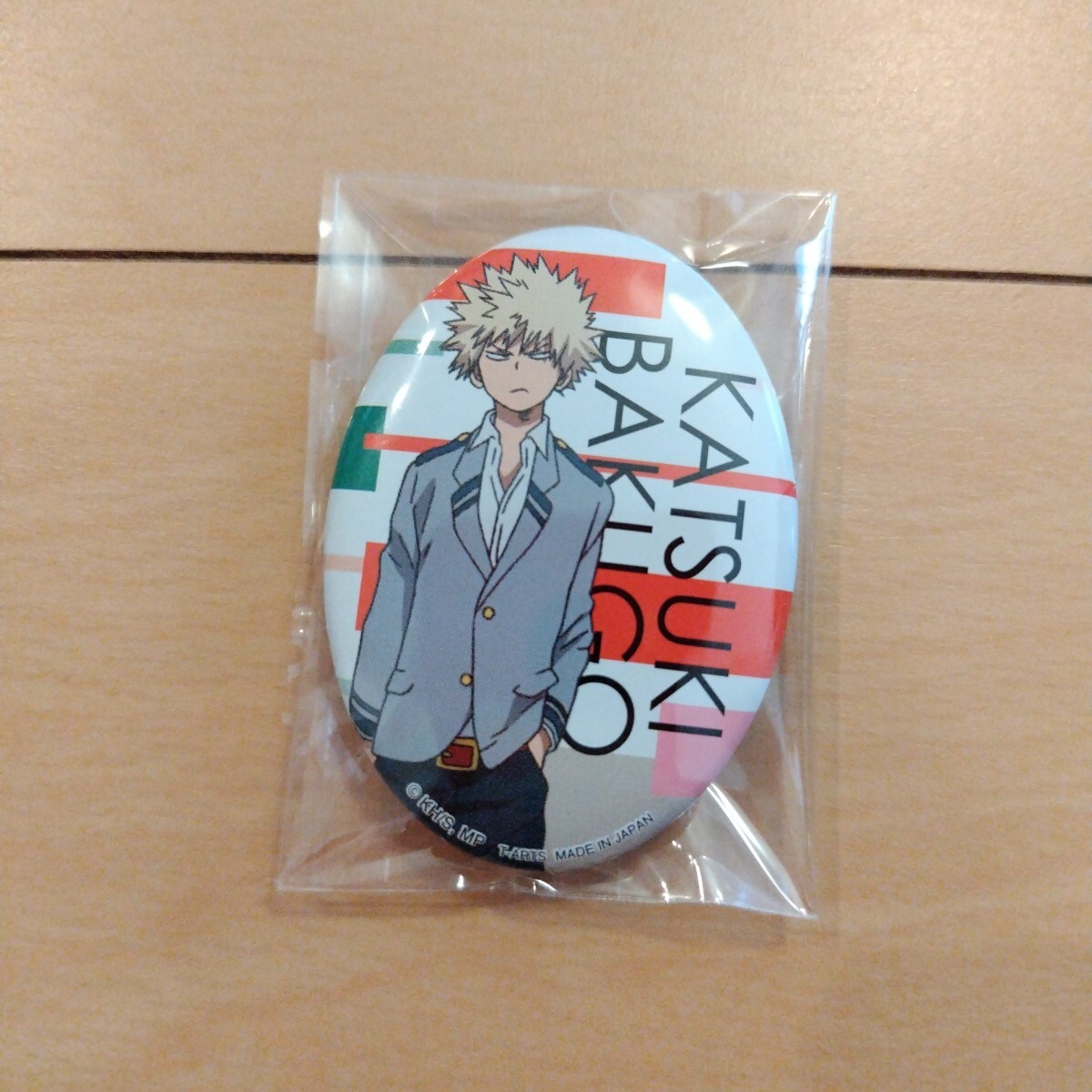 僕のヒーローアカデミア ヒロアカ 缶バッジ 楕円 だ円缶バッジ かっちゃん 爆豪勝己 制服 学校  缶バッチ拍卖