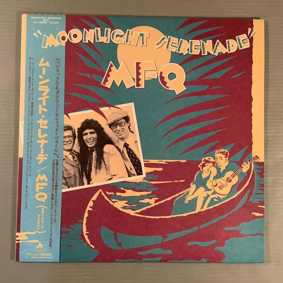 LP(日本盤)●MFQ(モダン・フォーク・カルテット)/ムーンライト・セレナーデ※モダン・アコースティック・ヴォーカル●帯付美品!拍卖