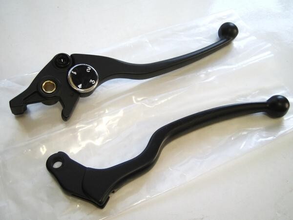 ★送料430円~ 新品 黒レバーSET *RG125γ *ウルフ125 *ウルフ200 *RG200γ *ウルフ250 他拍卖