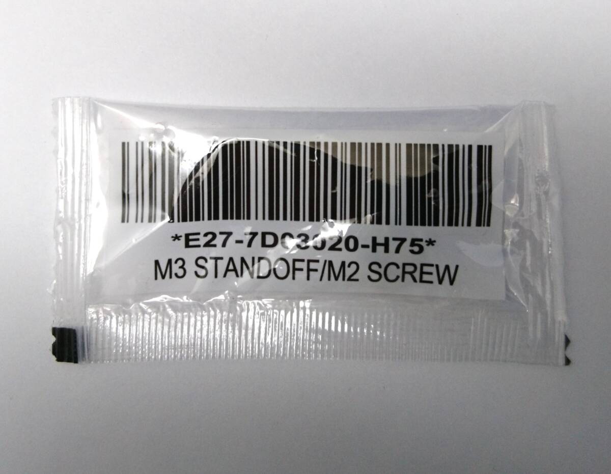 【未開封】M.2用ネジ(2セット入り)E27-7D03020-H75 M3 STANDOFF/M2 SCREW ⑥拍卖