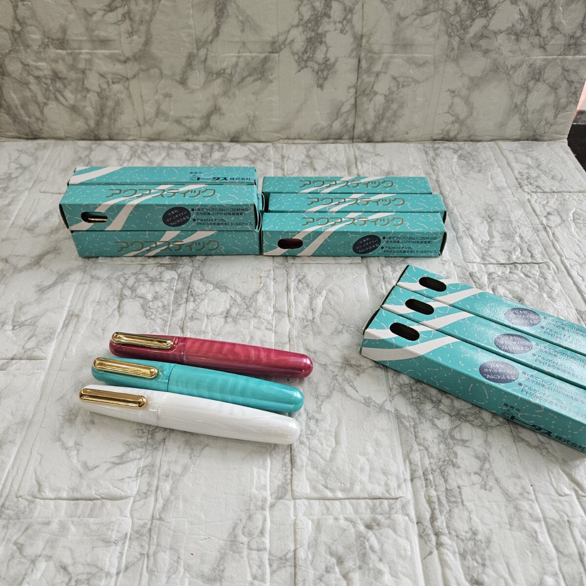 【未使用】アクアスティック ポケット浄水器 コンパクト浄活水器 ペン型 10個セット コレクション拍卖