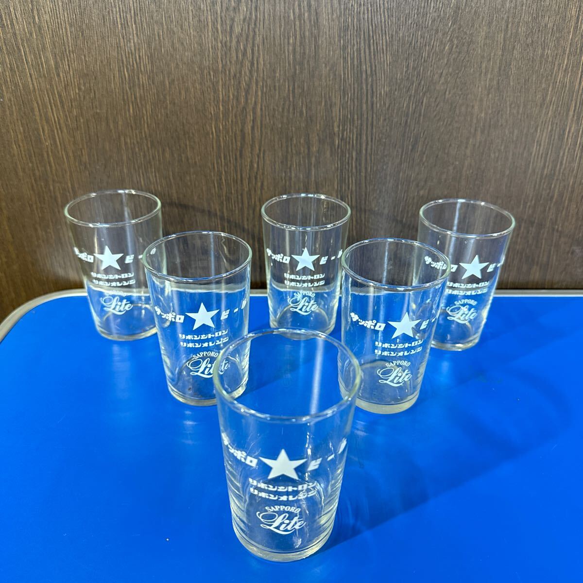 サッポロビール 小グラス 6個セット 昭和レトロ ガチレトロ グラス Zグ 拍卖