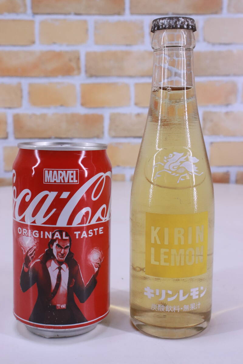 レトロ! キリンレモン 未開栓 長期保管品 KIRIN LEMON 昭和レトロ 変色傷み有■(F9965)拍卖