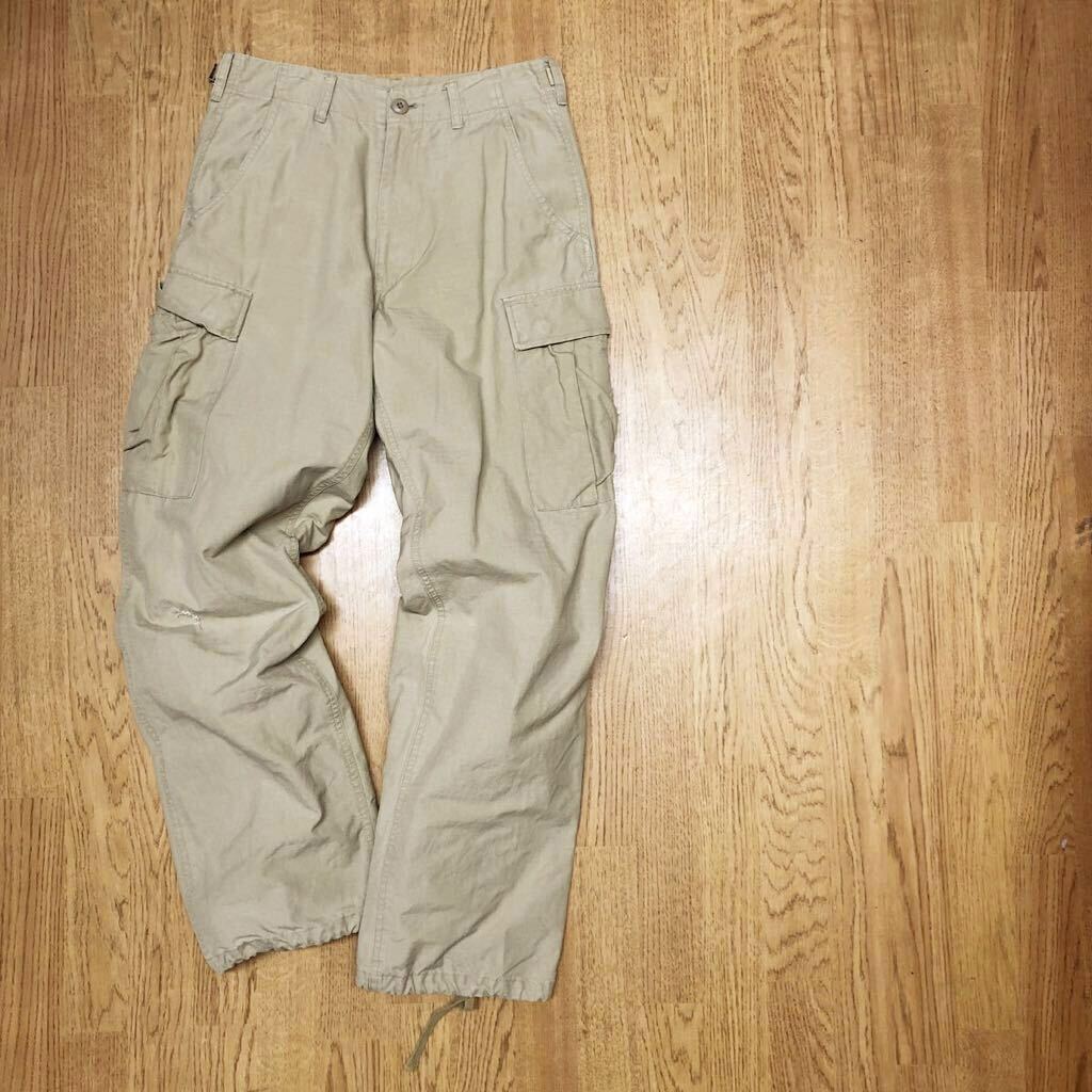 90's /U.S.ARMY /HOT WEATHER COMBAT メンズ70 カーゴパンツ ロングパンツ ボトムス ベージュ ミリタリー アメカジ 米軍 USA古着拍卖