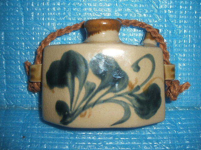 美品!琉球焼 中城窯 酒器(泡盛) だちびん 徳利拍卖