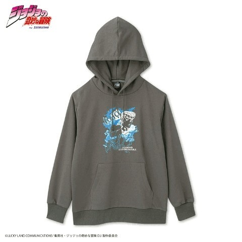 即決 ジョジョの奇妙な冒険 ダイヤモンドは砕けない メンズ裏毛プルオーバーパーカー【LL】新品タグ付き JOJO スウェット 2L拍卖