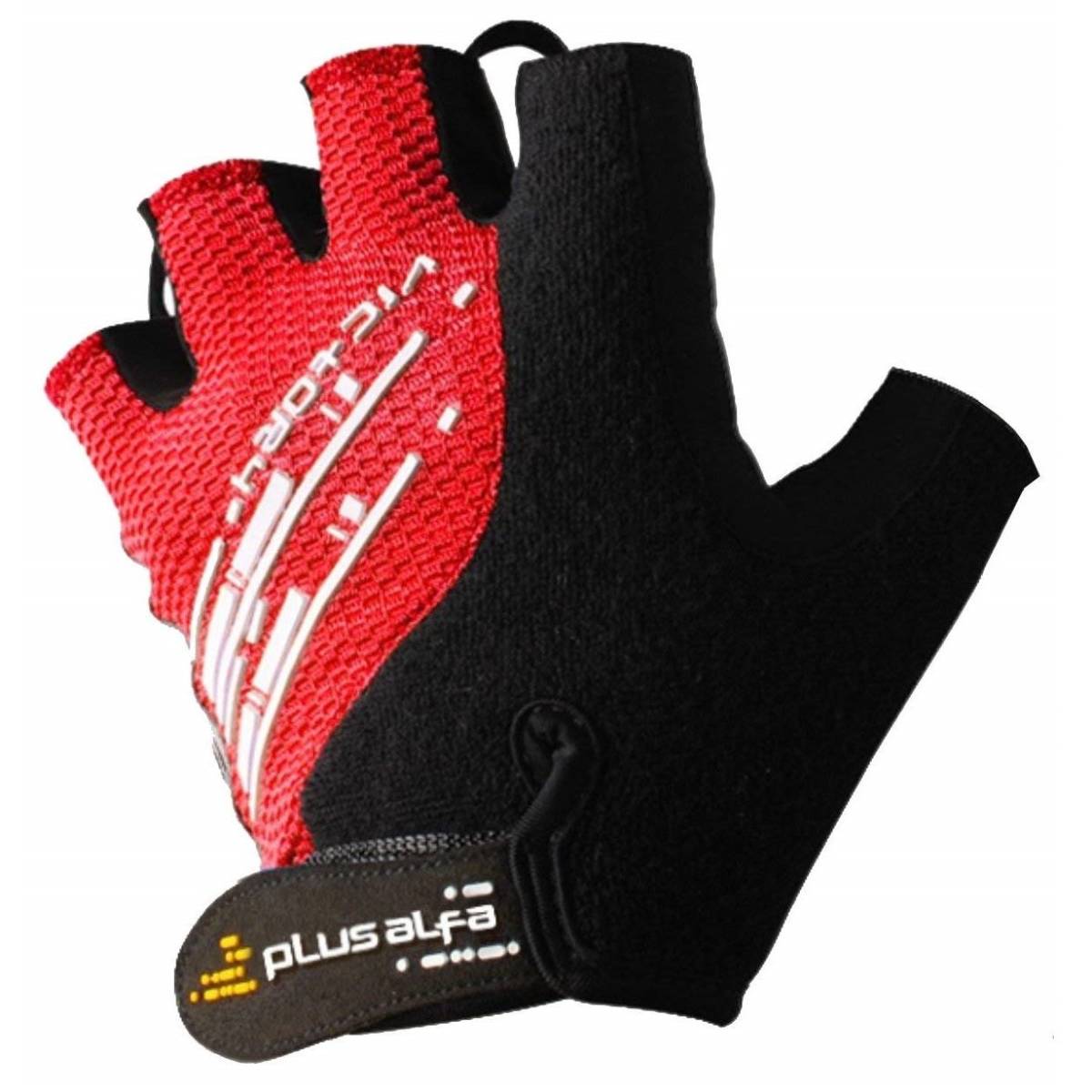 【送料無料】サイクリングハーフグローブ 衝撃吸収パット ワインレッド 赤 M拍卖