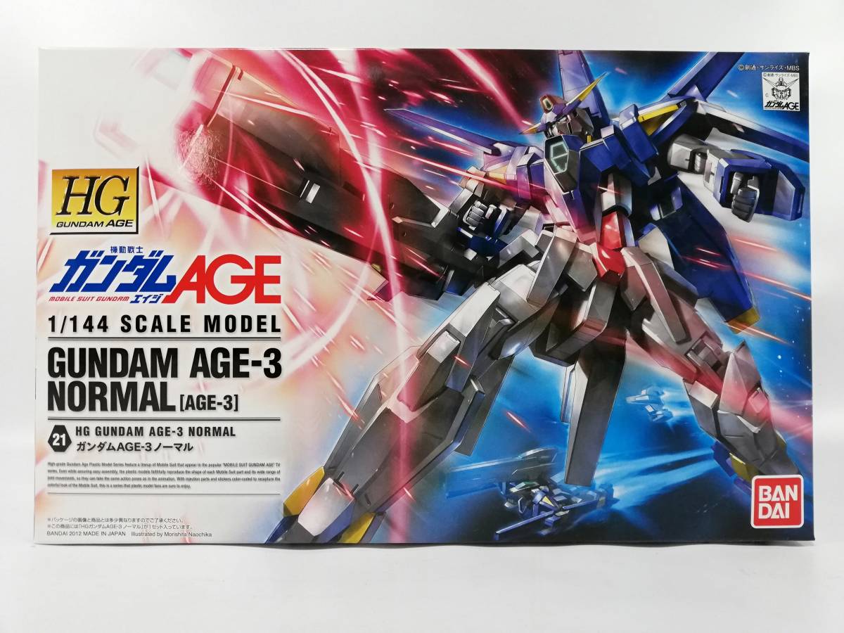 HG 1/144 ガンダムAGE3 ノーマル 機動戦士ガンダムAGE 中古未組立プラモデル拍卖