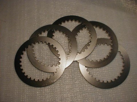 YAMAHA XS1 XS1B XS650E '70-'72 TX650 '80-'82 XS650SP '79-'83 クラッチ スチールプレート 5枚セット (39-6507-5)拍卖