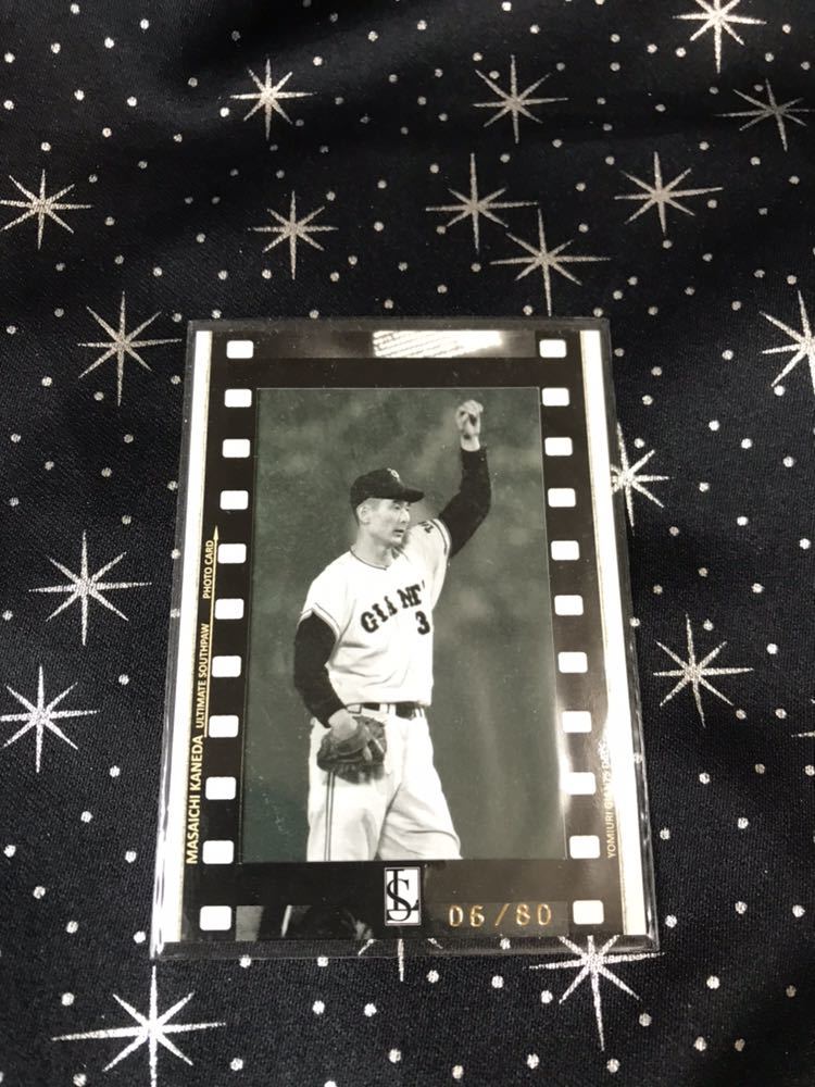BBM09 金田正一 80枚限定フォトカード 06/80拍卖