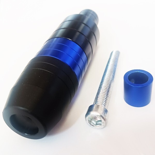 GSX250S GSX400S GSX750S GSX1000S GSX1100S 刀 KATANA 汎用 マフラーサイレンサー マフラーガード マフラースライダー エンジンガード 青拍卖