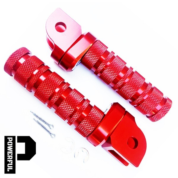 CBR250R CBR250RR MC51 CB125R CB250R CB300R CB1100 CB600F 汎用 アルミ フロント/マルチ/メイン/ステップ バックステップ 赤拍卖