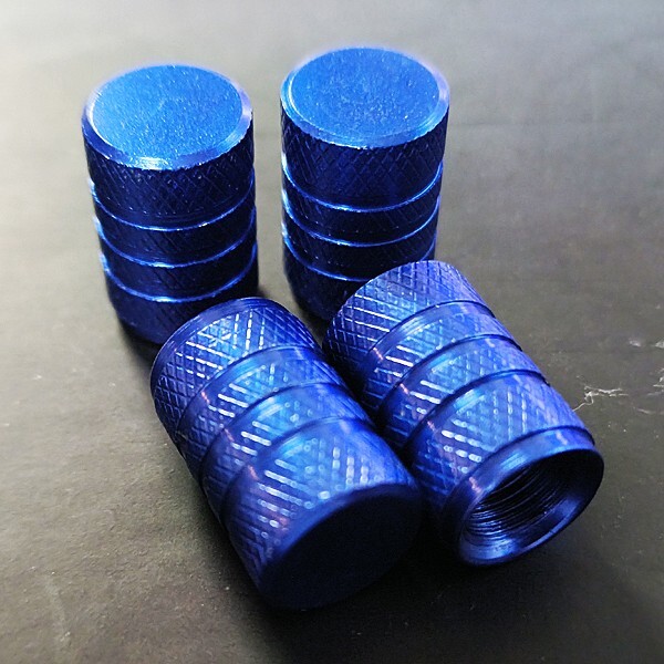 CIMA シーマ F50 Y34 Y33 セドリック グロリア フーガ Y51 Y50 ティアナ エアバルブ/エアーバルブ/キャップ ホイール タイヤ 青 4個Set拍卖