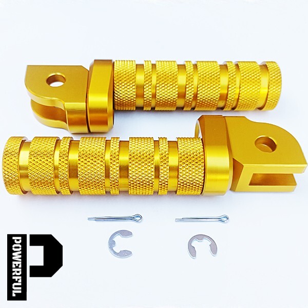 GSX-R1000 GSX-R750 GSX-R600 GSR400 GSR600 GSX1300R 隼 GSX1300BK 汎用 アルミ フロント/マルチ/メイン/ステップ バックステップ 金拍卖