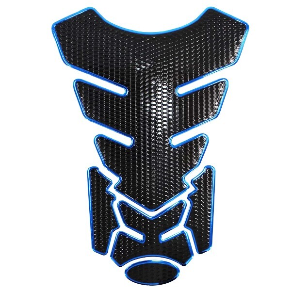 ZX-25R ZX-4R ZX-6R ZX-7R ZX-9R ZX-10R ZX-12R 汎用 分割 タンク/パッド/パット レーシング 外装 プロテクター 青 シール ステッカー拍卖