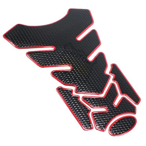 Ninja250 Ninja400/R Z250 Z400 ZZR1200 ZZR1400 汎用 分割 タンク/パッド/パット レーシング 外装 プロテクター 赤 シール ステッカー拍卖