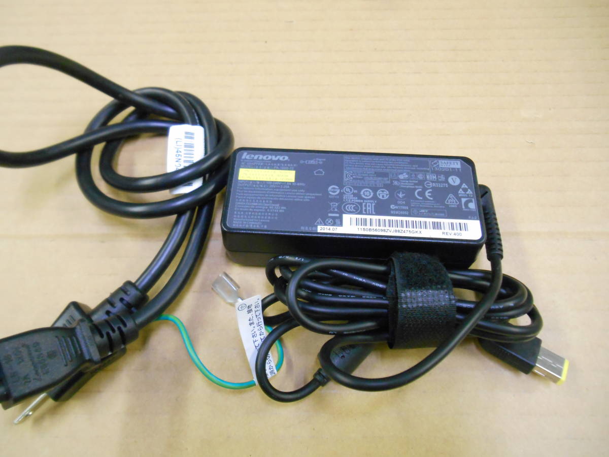 Lenovo 純正 ACアダプタ PA-1650-72 20V=3.25A 角型 (33拍卖