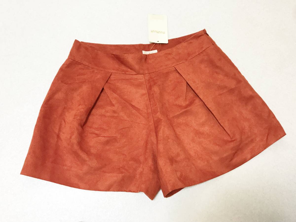 レディス3/Lサイズ:ハッシュアッシュ【HusHusH】ワールド◆滑らか地/キュロットスカート*ショートパンツ 定価:3,990+税拍卖