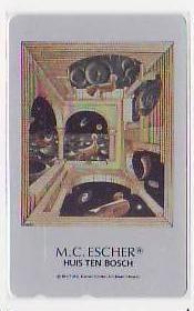 5-u086 美術 絵画 エッシャー だまし絵 テレカ拍卖