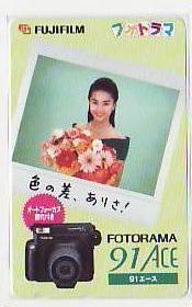 5-r115 観月ありさ カメラ FUJIFILM テレカ拍卖