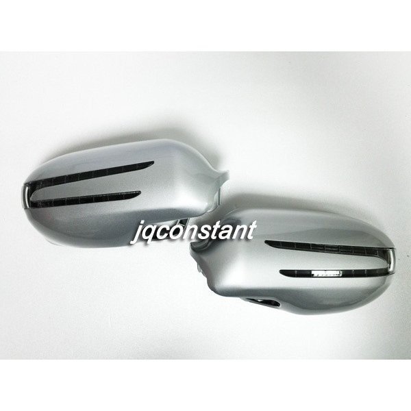 ベンツ R171 2005-2009y (前期) SL R230 2005-2009y (中期) LEDアローウインカードアミラーカバー シルバー744塗装拍卖