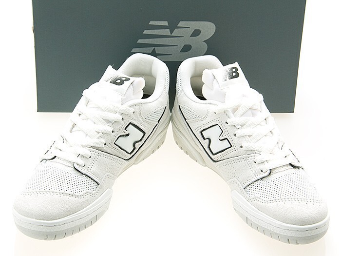 新品/NEW BALANCE/ニューバランス/BB550PRB/メンズ・レディースサイズ/WHITE/GRAY/BLACK/ホワイト/グレー/ブラック/ワイズD/26.5cm拍卖