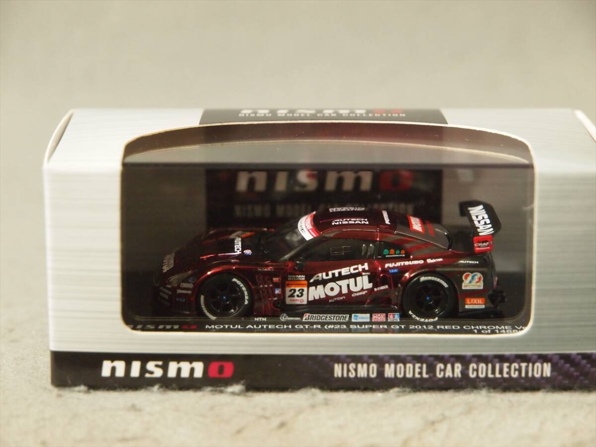 (限定1488pcs) 1/64 Motul Autech GT-R 2012年 Super GT500 #23 Red クローム ver. NISMO/京商 KWAM1 03027拍卖