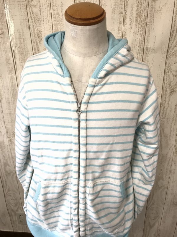 お勧め・カナダ製 SPRUCE スプルース ボーダー スウェット パーカー L ヴィンテージ拍卖