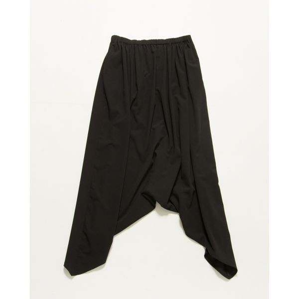 美品 JEAN PAUL KNOTT ジャンポールノット サルエル パンツ ボトムス ウエストゴム ギャザー ワイド 太め 黒 S w0055-04-003拍卖