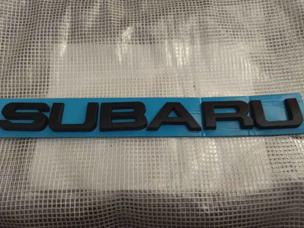 【ゆうパケット発送】SUBARU(スバル) 3Dエンブレム マットブラック拍卖