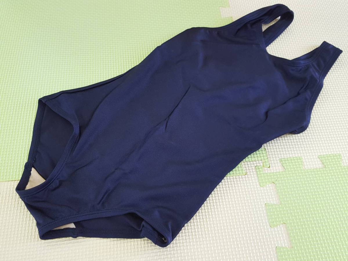 新品 スクール水着 ワンピース【LA-7100B】140cm 紺◆カップなし◆キッズ◆子供用◆スイムウエア◆スイミング◆ジム◆水泳教室◆プール◆拍卖