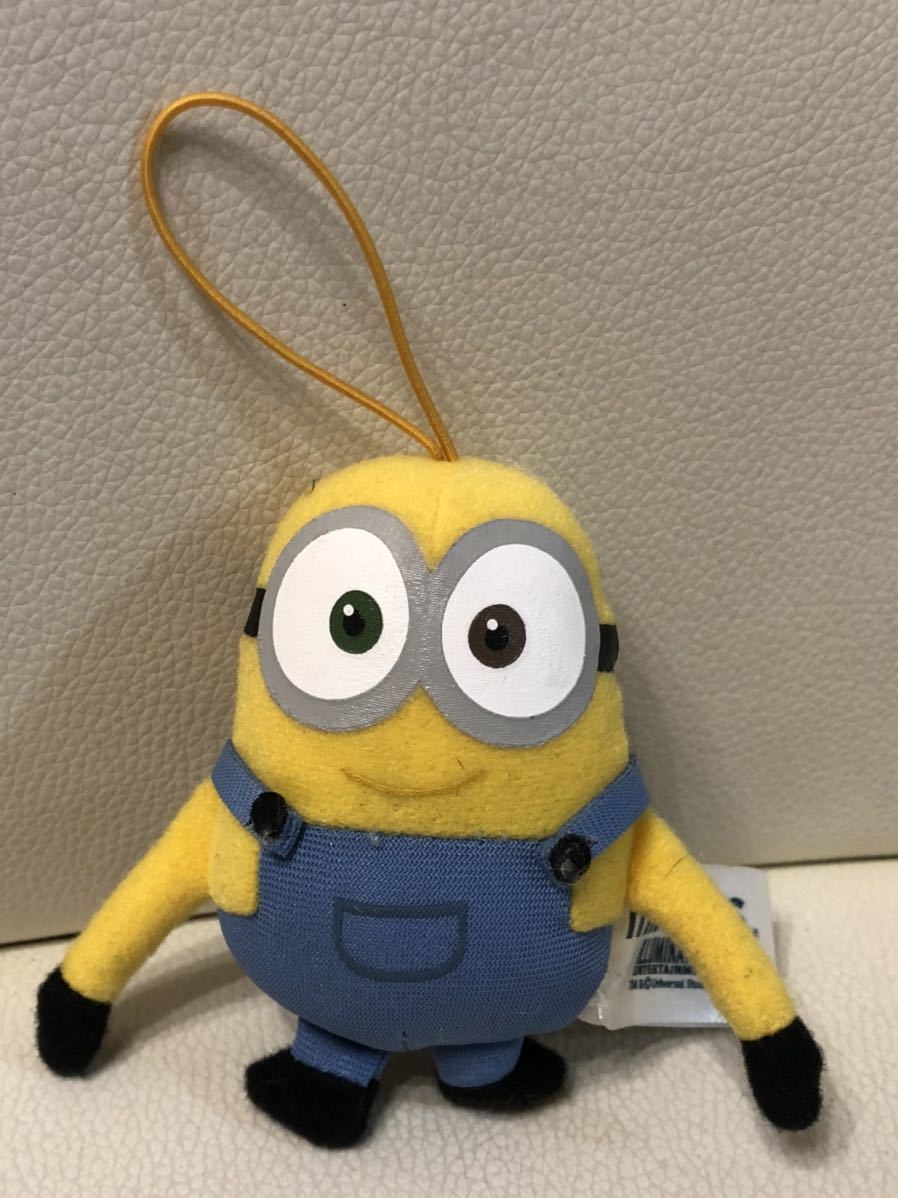 ミニオンズ ストラップ付きぬいぐるみ ぷっくりマスコットポーチ拍卖