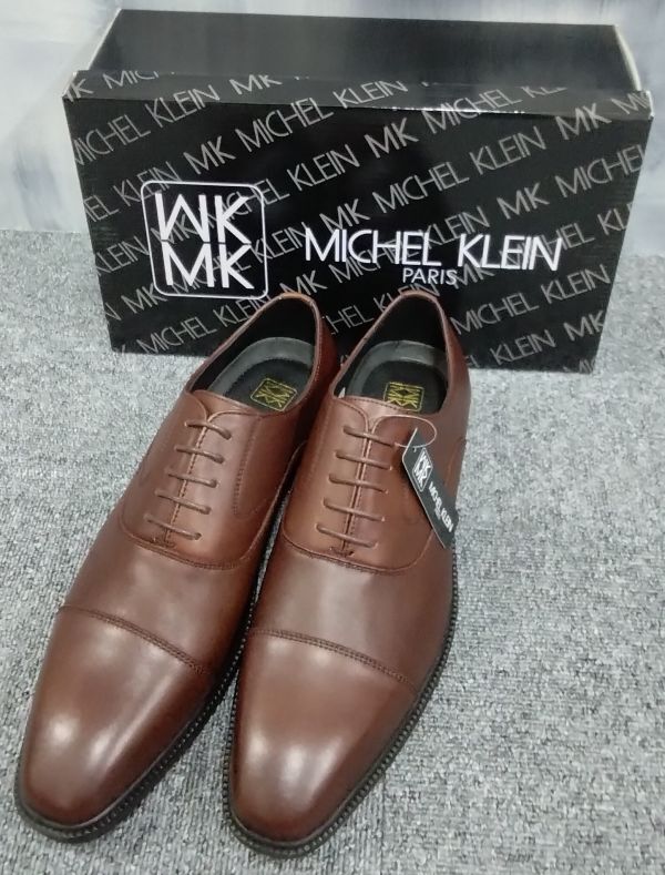 【SALE】●送料込 定価¥10,800★マドラス社 MK ミッシェルクランビジネスシューズ MN3001 27cm 茶 革靴 冠婚葬祭 ビジネス 定番拍卖