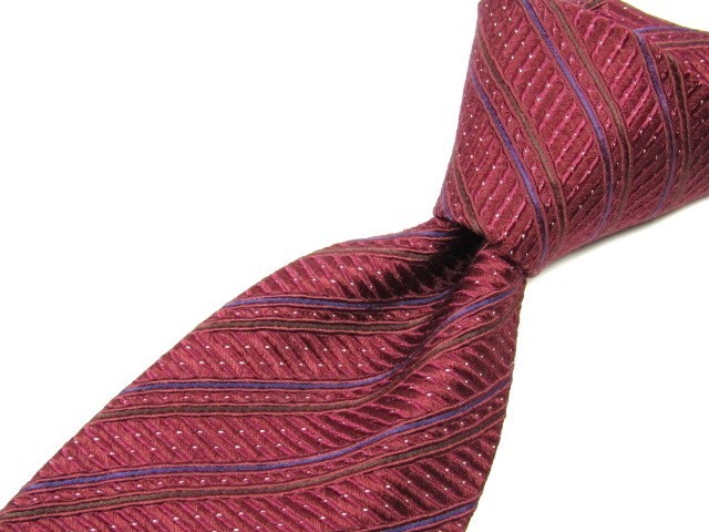 BELLUMORE(ベルモーレ) シルクネクタイ ストライプ柄 845297C01R28拍卖