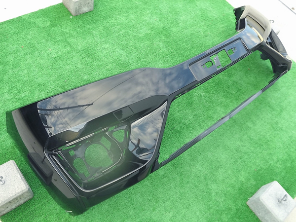 ★微損,送料安,NH731P,クリスタルブラック・パール,前期★フィットGK3/GK4/GK5/GK6フロントバンパー★ハイブリッドGP5/GP6,純正,黒★Re:P拍卖