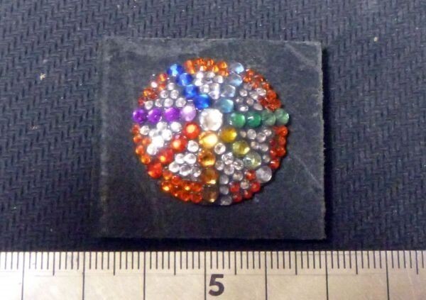 068 ハンドメイド 26mm コンチョ スワロフスキー拍卖