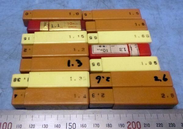 E404 ドリル 1~2mm 一山 107本セット 中古、置古し未使用品!拍卖