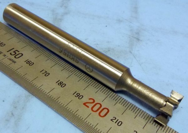 E807 Tスロット キーシードカッター YAMAMOTO 丸15×5 ロングシャンク 置古し未使用品!拍卖