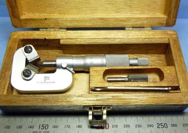 G356 マイクロメーター V字溝 外側 NSK 1-10mm 中古拍卖