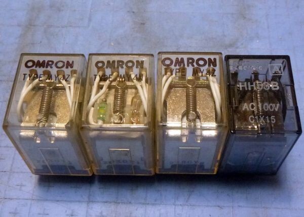 D081 電機部品 ミニパワーリレー OMRON FUJI 色々 一山 中古拍卖