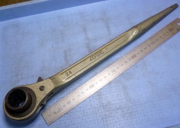 K682 ラッチェットレンチ MCC 24-32mm シノ付 中古拍卖