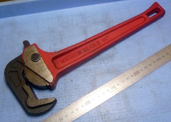 K684 ホークパイプレンチ NICHER TOOLS 14' 中古拍卖